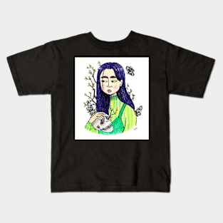 SKULL GIRL Kids T-Shirt